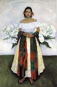Diego Rivera Portrait of Dabi oil painting